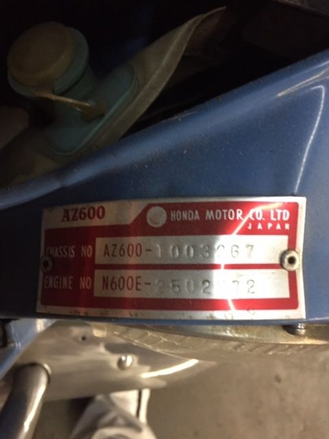 1971 Honda AZ600 - photo 10