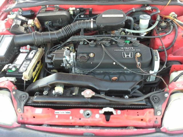 1989 Honda CRX Red - photo 3