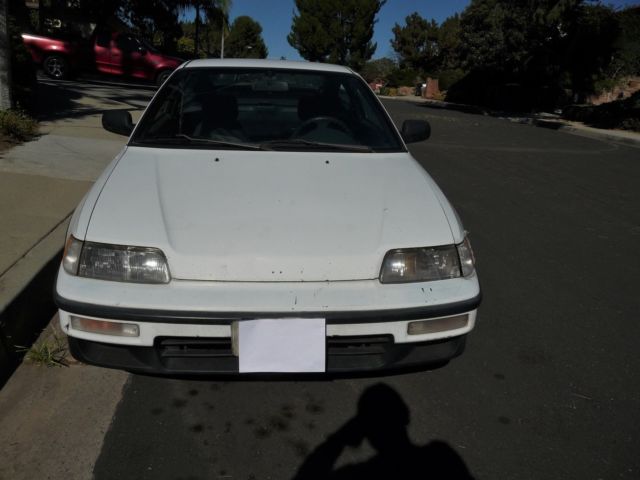 Honda CRX 1991 White 2 door hatch 1991 Honda CRX HF