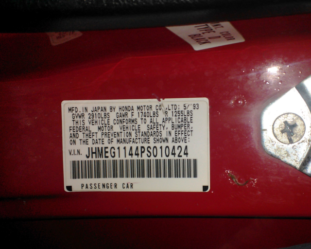 1993 Honda Del Sol - photo 4