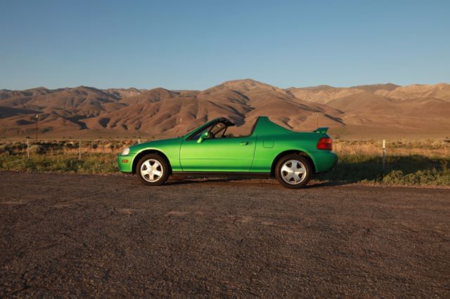 Honda Del Sol Samba Green 1992 Honda Del Sol Si