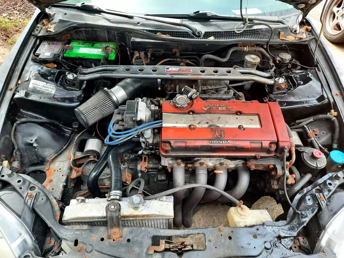 Honda Del Sol w/ JDM B18C matching S80 1994 Honda Del Sol Si