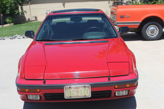 Honda Prelude, red, low mileage, one-owner "cherry" 1988 Honda Prelude