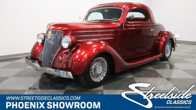 Hot Rod Custom Red V8 Auto TH350 Classic Vintage Collector Mustang II Edelbrock 1936 Ford Other Coupe