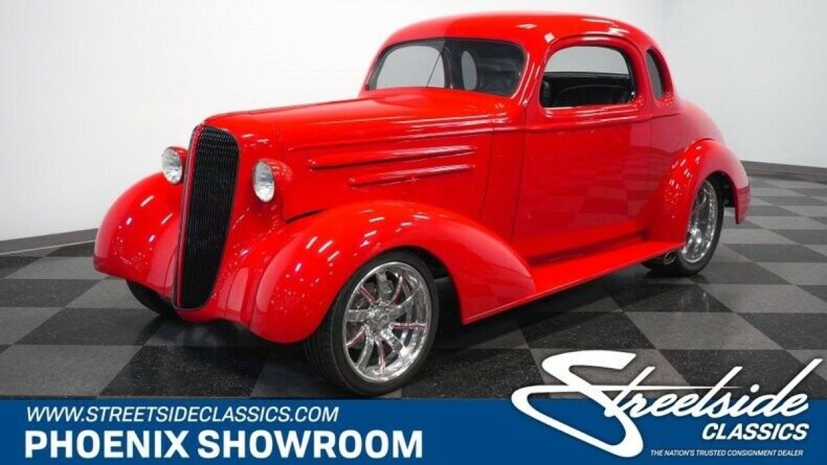 Hot Rod Custom Restored Stroker V8 Auto Classic Vintage Collector Red Black Fosg 1936 Chevrolet Other