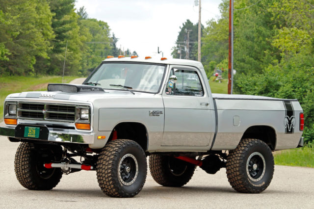 Hot Rod Dodge Power Ram 150 Pick Up Truck - 4x4 - RAT ROD READY -LOUD AND PROUD 1987 Dodge POWER RAM 150