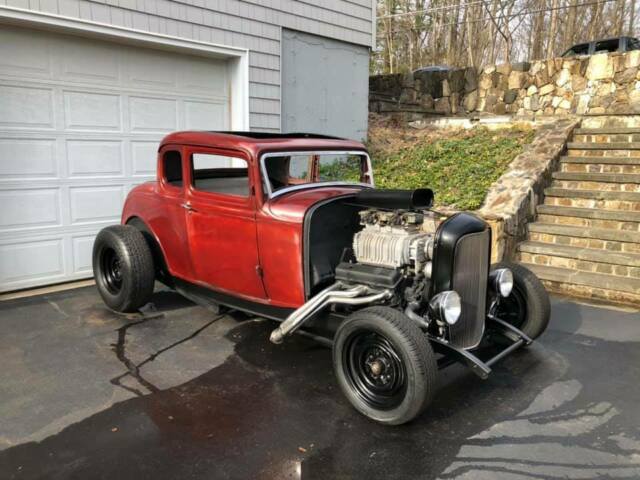 HOT ROD HENRY STEEL SURVIVOR BARN FIND PATINA CUSTOM VINTAGE RAT DRAG 5W RARE 1932 Ford MODEL 18 COUPE CHOP TOP