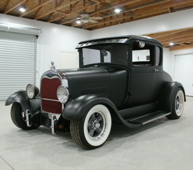 HOT ROD Mustang II AC AT 9in rat street custom 1928 1930 1931 vtg coupe steel 29 1929 Ford Model A FULL FENDERED COUPE