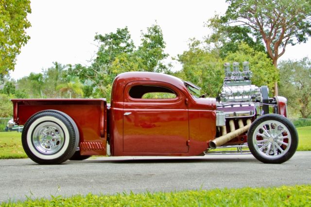 1940 Dodge Power Wagon HOT ROD RAT ROD SHOW CAR BLOWN HEMI - photo 10