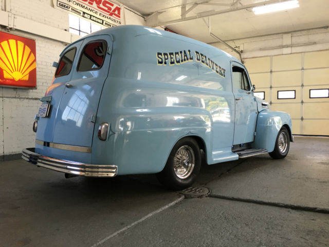 HOT ROD RAT ROD STREET ROD CUSTOM PROJECT RESTO MOD LOWERED RUST FREE 1948 Ford F-1 PANEL TRUCK