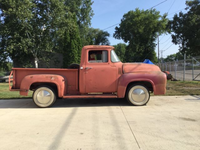 hot rod rat rod street rod custom project shop truck barn find 1956 Ford F-100 Pickup