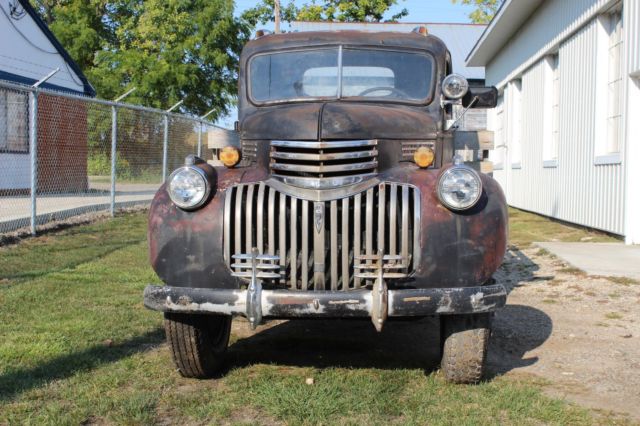 hot rod rat rod street rod custom project shop truck hauler pick up vineyard 1946 Chevrolet 1 1/2 Ton Stake Truck