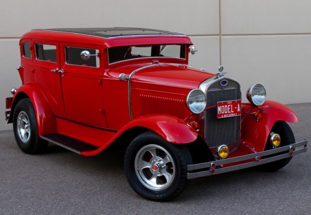 Hot Rod Street Rod 1929 Ford Chopped body , 350 V 8 engine 4 door sedan oldtimer 1929 Ford Model A Hot Rod Street Oldtimer Suicide