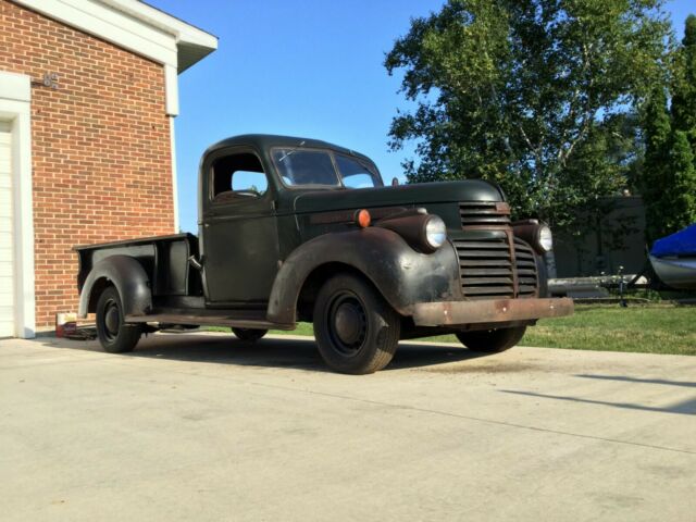 hot rod street rod rat rod custom project rare shop truck barn find long box 1946 GMC Pickup