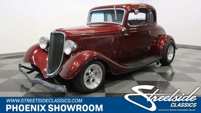 Hot Rod V8 Manual Maroon Gray Classic Vintage Collector Tri-Power Receipts 1933 Ford 5-Window Coupe