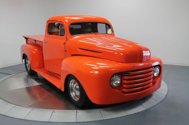 House of Color w/ ghost flames - 350/380hp - 700r4 - A/C - Custom Interior 1948 Ford F-100