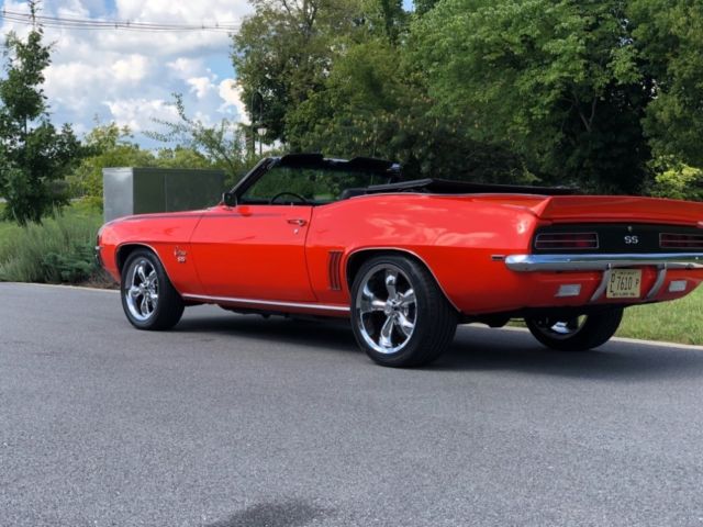 1969 Chevrolet Camaro -RS/SS-Trim X11-Factory Code 72-Hugger Orange Conv - photo 9