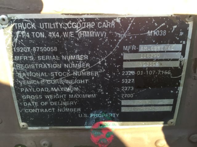 1991 Hummer H1 - photo 12
