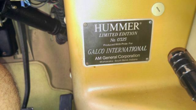 1992 Hummer H1 Limited Edition Badge # 325 (1 of 316 Made) - photo 4