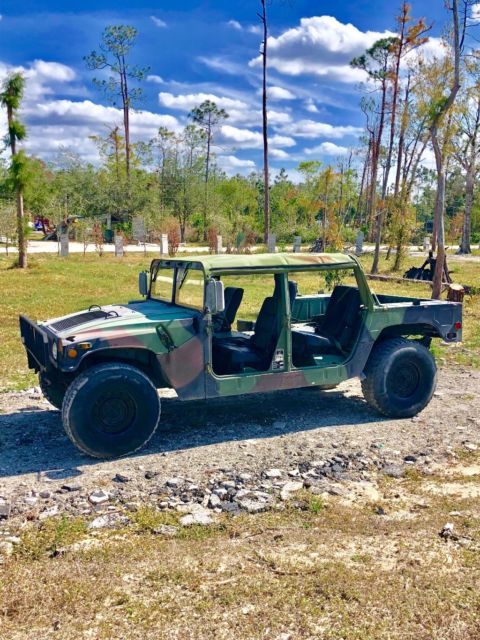 Humvee Hummer H1 Street Legal 6.5 diesel Military truck 4 Door only 20k miles 1989 Hummer H1