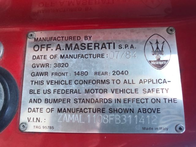 1985 Maserati Biturbo - photo 6