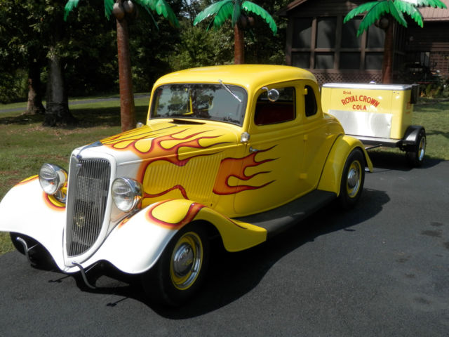 IC STREET ROD HOT ROD 34 FORD COUPE HENRY STEEL BODY CUSTOM CLASSNICE NO RAT ROD 1934 Ford Other STEEL COUPE
