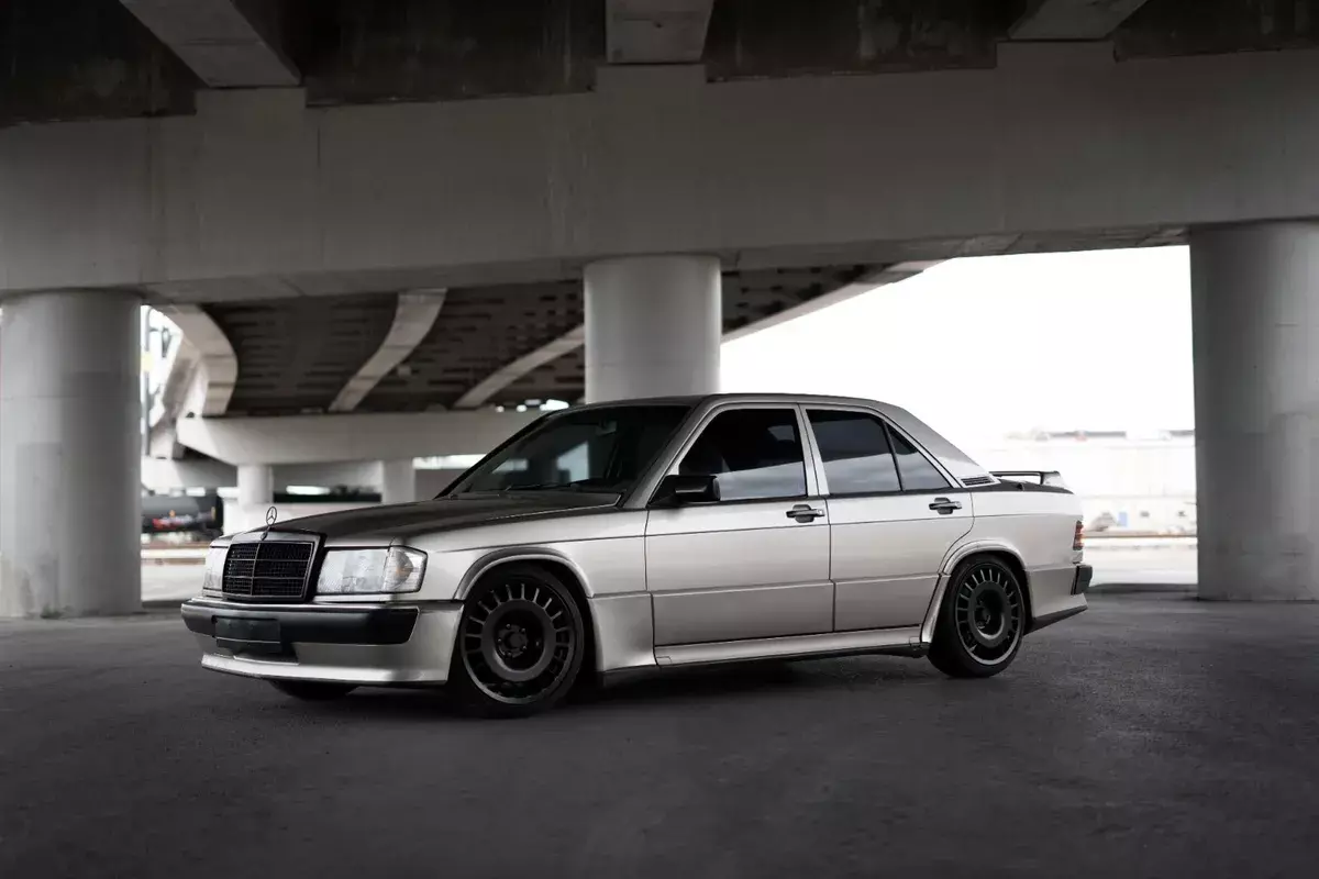 Iconic 2.3-16 Cosworth Engine with 5-speed Dogleg Transmission, Original Paint 1986 Mercedes-Benz 190-Series