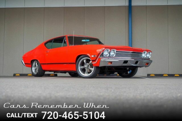 Iconic American Muscle Car 350 SBC V8 TH350 Orange 1968 Chevrolet Chevelle Iconic American Muscle Car