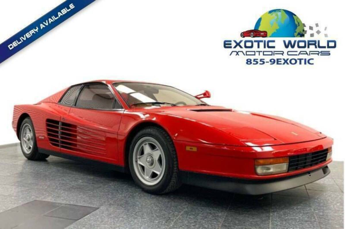 iconic collector 1986 Ferrari Testarossa