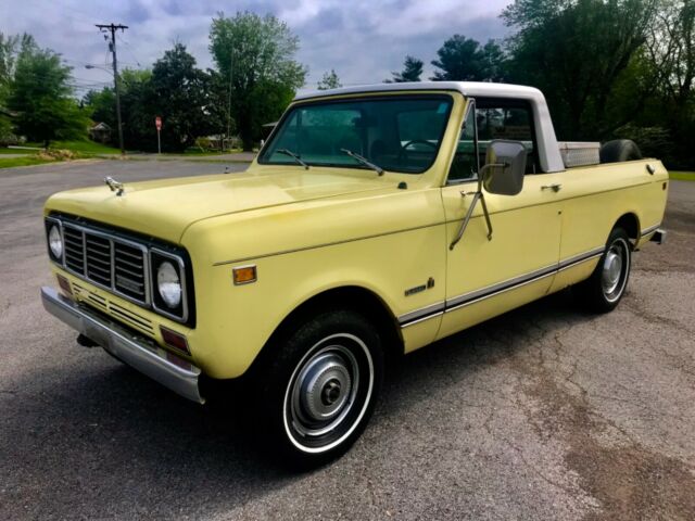 IH International Harvester Terra Scout Truck 4x4 DIESEL 4 Spd 1 OWNER VGC NICE! 1976 International Harvester Scout