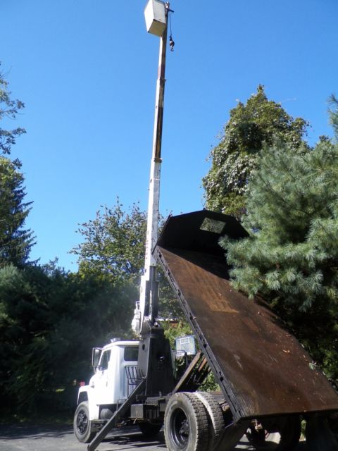 1982 International Harvester s 1900 crane , dump, bucket truck - photo 4