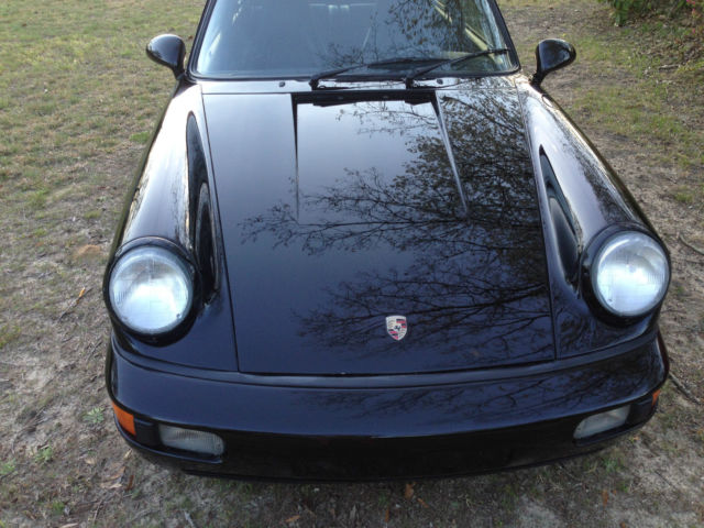 IMMACULATE BLACK OVER BLACK 1987 PORSCHE 911 COUPE 1987 Porsche 911