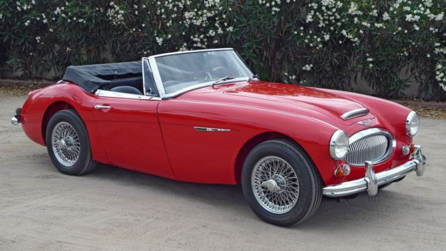 Impossibly Perfect, Fully Restored, Matching Numbers, Full History and Records! 1967 Austin Healey 3000 BJ8 ROADSTER
