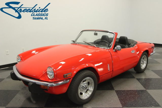 IMPRESSIVE SPITFIRE, STRAIGHT SHEETMETAL, NICE PAINT & INTERIOR, REBUILT 1.3 I4 1972 Triumph Spitfire