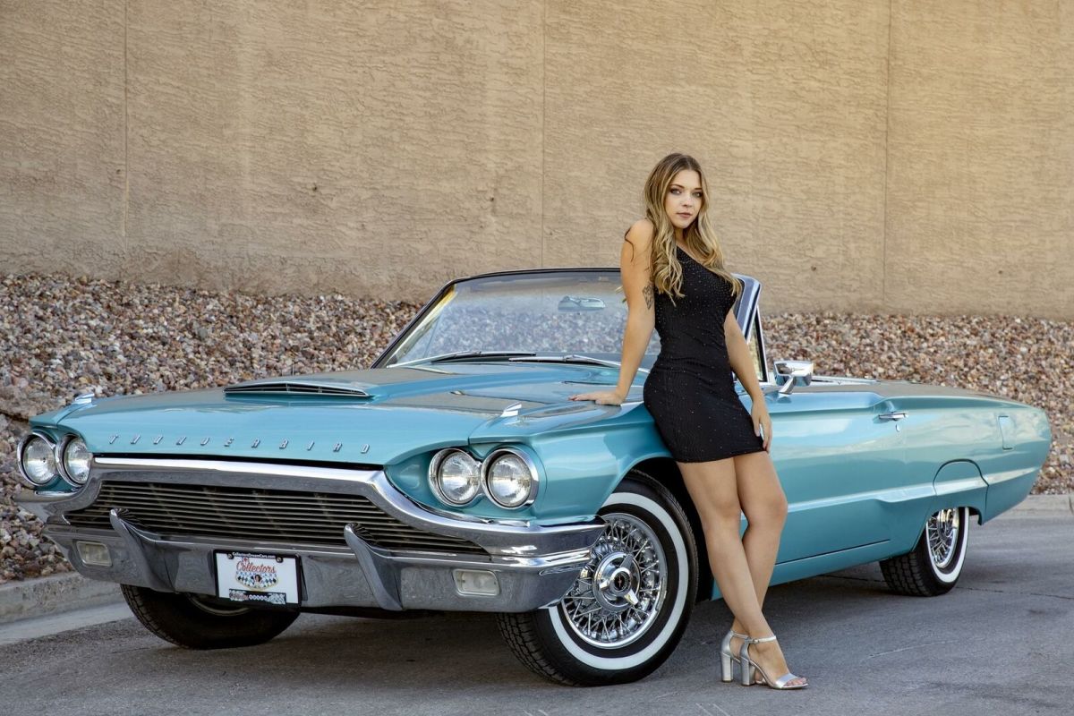 INCREDIBLE 1964 FORD THUNDERBIRD CONVERTIBLE QUALITY SURVIVOR 150+PICS 1964 Ford THUNDERBIRLD CONVERTIBLE