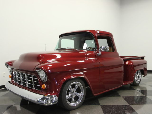 INCREDIBLE HIGH END BUILD, FI 350 V8, 700R4, R134a A/C, 4 WHL DISC, SHOW QUALITY 1955 Chevrolet 3100