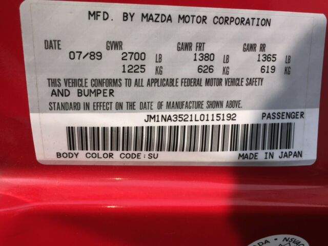 1990 Mazda MX-5 Miata - photo 9