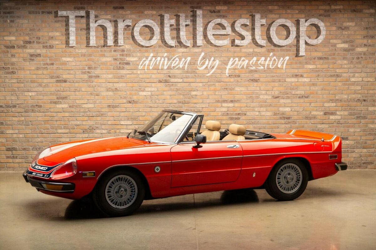 Incredibly Rare 1978 Alfa Romeo Niki Lauda Edition Spider 1978 Alfa Romeo Spider Niki Lauda Edition
