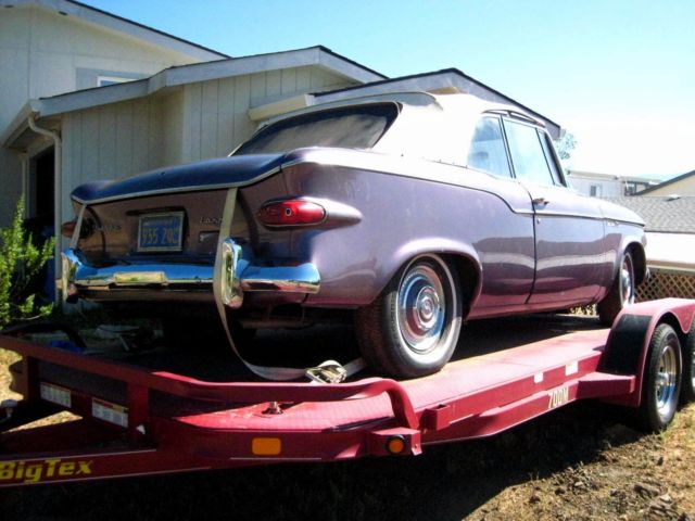 1960 Studebaker LARK VIII CONVERTIBLE California Car - photo 6
