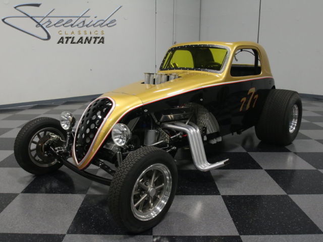 INSANE THROWBACK BUILD, THUMPING 383 STROKER, 2-SPEED, CUSTOM CHASSIS/SUSPENSION 1937 Fiat 500