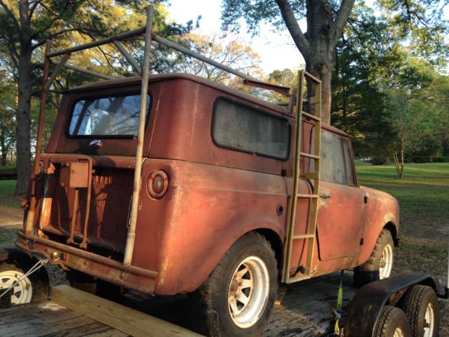 International Scout 80 4x4 1962 or 1963 1962 International Harvester Scout 2 Door