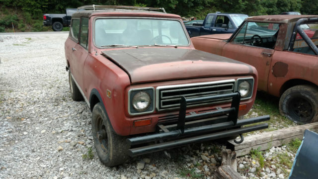 International scout II, original, barn find, 1 owner, 4x4, V-8, 1978 International Harvester Scout