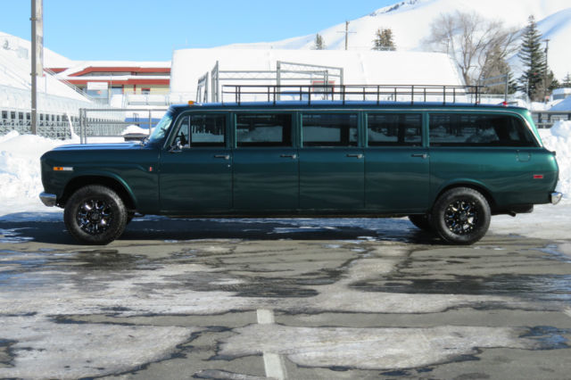 International Travelall by Stageway Coaches - Restored 15 Passenger Limo 1970 International Harvester Traveall 15 Passenger