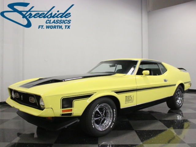 INVESTMENT GRADE MACH 1 COBRA JET! MATCHING #S DRIVETRAIN W/ JUST 57K MILES, WOW 1971 Ford Mustang Mach 1 Cobra Jet