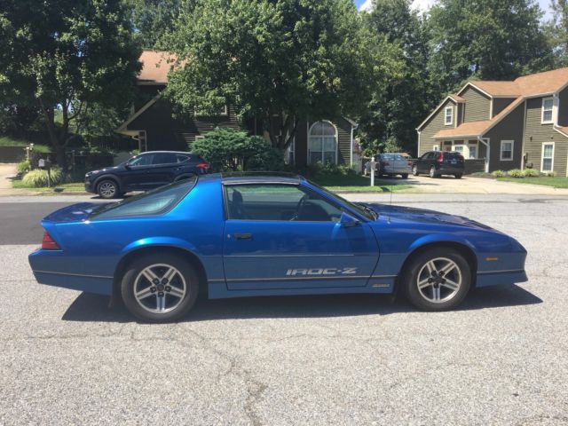 1987 Chevrolet Camaro IROC Z28 TUNED PORT INJECTION T TOPS G92 LOADED - photo 8