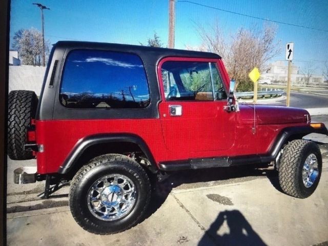 1991 Jeep Wrangler Burgundy