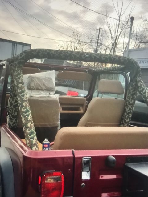 1991 Jeep Wrangler Burgundy - photo 4