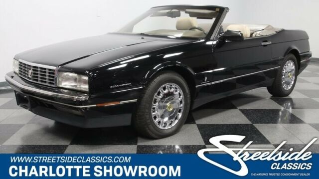 Italian styling black paint tan leather interior caddy drop rag top Northstar 1993 Cadillac Allante --