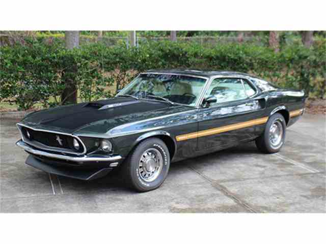 Jade Green 428 Cobra Jet, Q Code and Factory Air 1969 Ford Mustang Mach 1 428 Cobra Jet