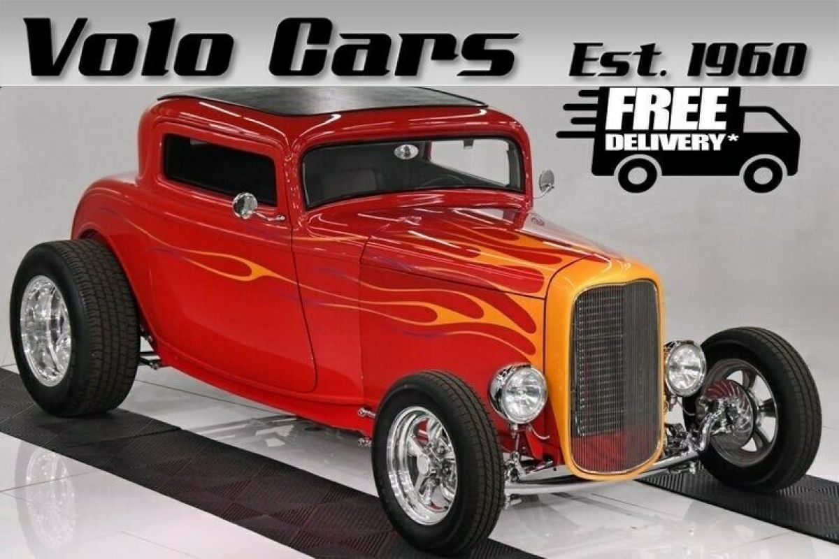 Jag independent rear, a/c, leather. Show quality driver! 1932 Ford Other Coupe